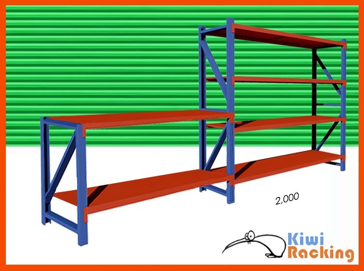 Steel Storage Shelving Unit with Work Bench Carousel 1