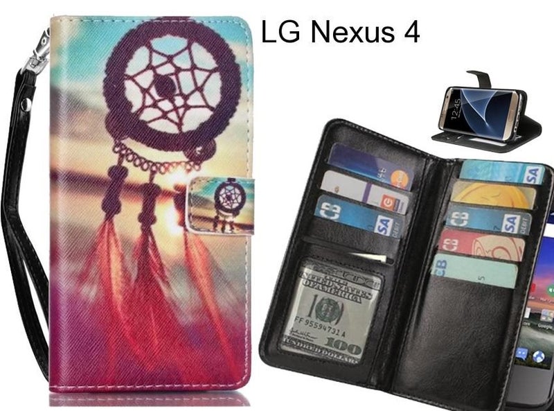 LG Nexus 4 case Multifunction wallet leather case Carousel 1