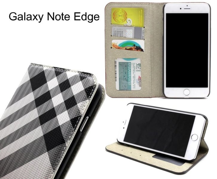 Galaxy Note Edge case wallet Leather case Carousel 1
