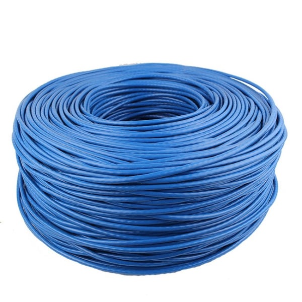 Brand New 305m Network Cable CAT5E Ethernet LAN UTP 1000feet roll Blue AKL Stock Carousel 3