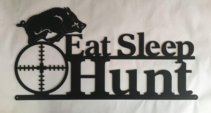 HUNTING SIGN * EAT SLEEP HUNT * Carousel 2