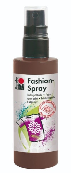 Fabric Spray - Marabu Fashion Spray 100ml Cocoa Carousel 1