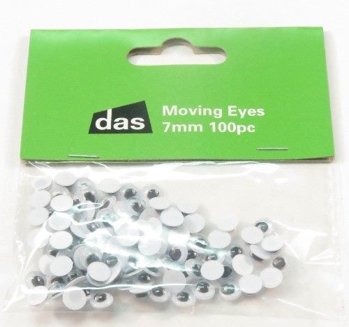 Craft - Moving Eyes 7mm 100pc Carousel 1