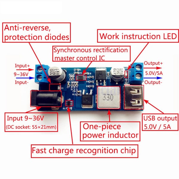 Step Down Buck DC Converter Carousel 2