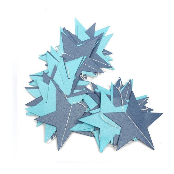 4M Star Paper Garland Bunting Banner (L) for Wedding Birthday Decor Gold Carousel 13