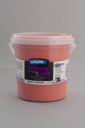 Ink - Derivan Screen Ink 1l Bright Orange Carousel 2