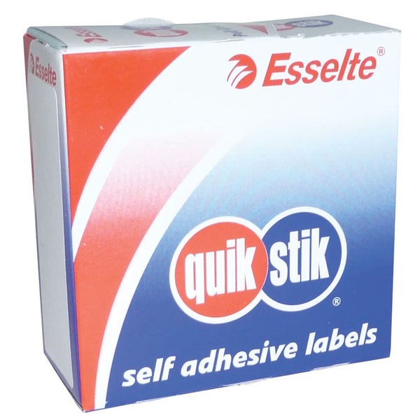 Quikstik Label Dispenser Rectangle 29x76mm White 180 Labels Carousel 1