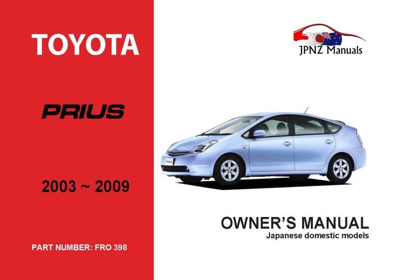 2007 prius manual online