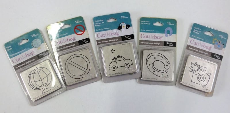 Cuttlebug 2 x 2 Dies SetB 5 Pce 37-1530-Set B 5Pce Carousel 1