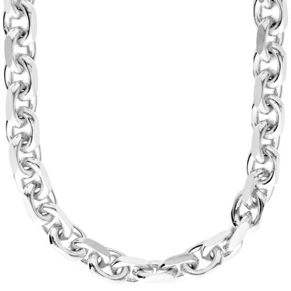 925 Sterling Silver Anchor Chain - 8mm Carousel 1