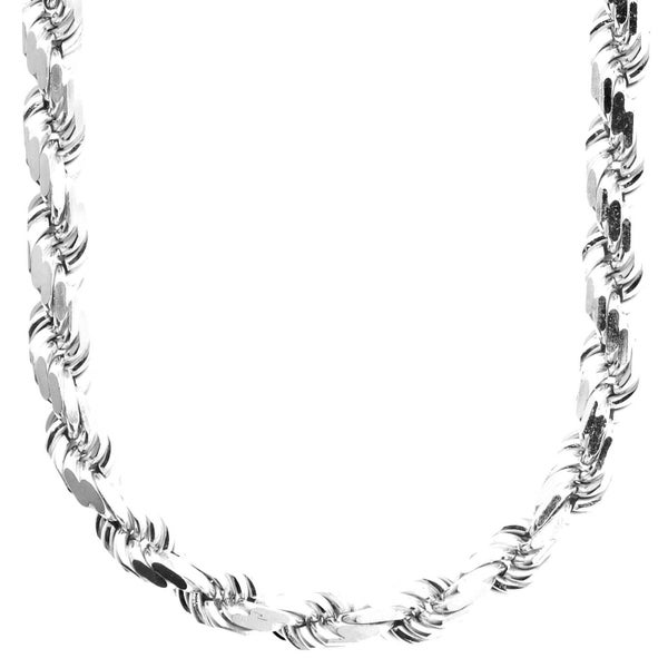 925 Sterling Silver Bling Chain - ROPE DC 8mm Carousel 1