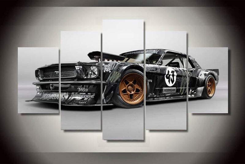 X'MAS SALE FREE SHIPPING - Large 5 Piece KEN BLOCK'S MUSTANG 1965 Carousel 1