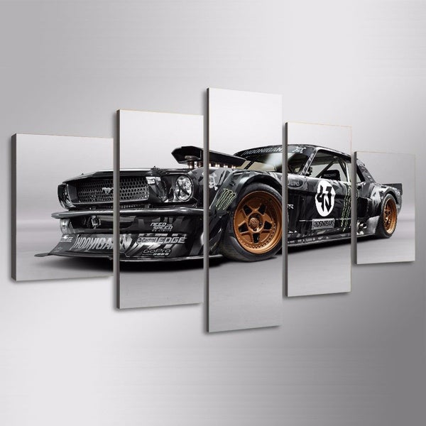 X'MAS SALE FREE SHIPPING - Large 5 Piece KEN BLOCK'S MUSTANG 1965 Carousel 2