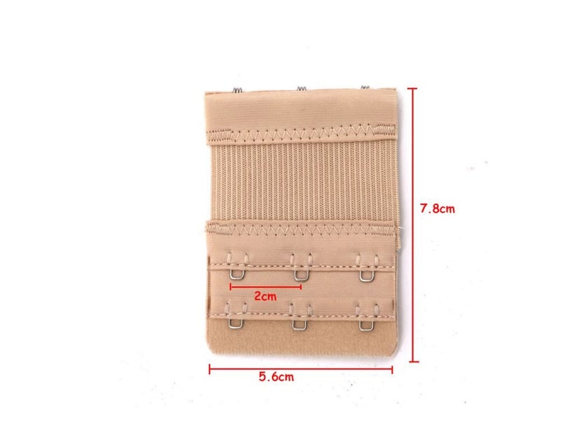 3pcs Elastic Bra Extender 3- Hooks 2 Rows62932729414275111
