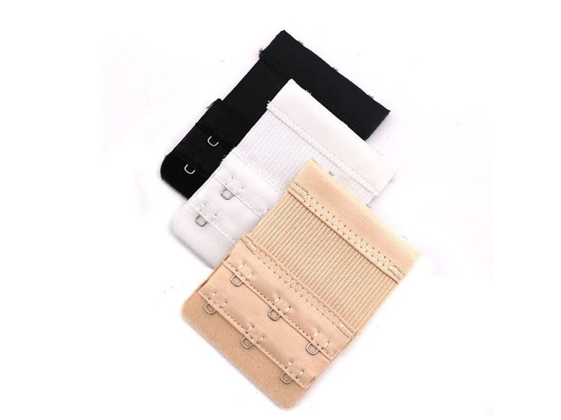 3pcs Elastic Bra Extender 3- Hooks 2 Rows62932729414275113