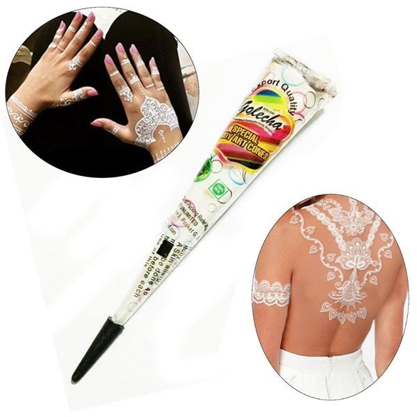 Natural White Henna Paste Cone Temporary Tattoo Body Art Tool 30g63614948864770110