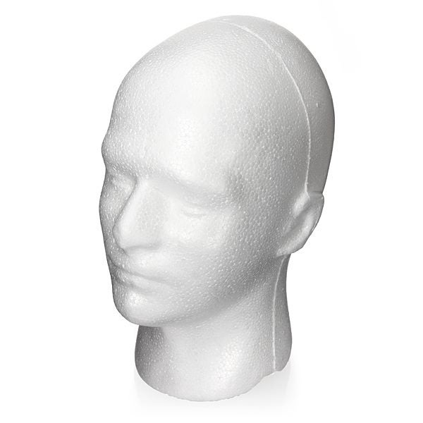 Male Styrofoam Foam Mannequin Stand Model Display Head Carousel 5