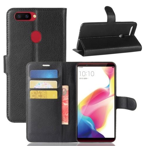 OPPO R11s Leather Case with Holder & Card Slots & Wallet Carousel 1