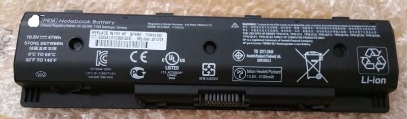 OEM HP PI06 Battery for Pavilion Envy Carousel 1