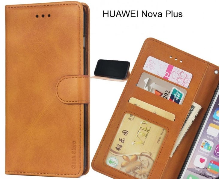 HUAWEI Nova Plus case executive leather wallet case Carousel 1