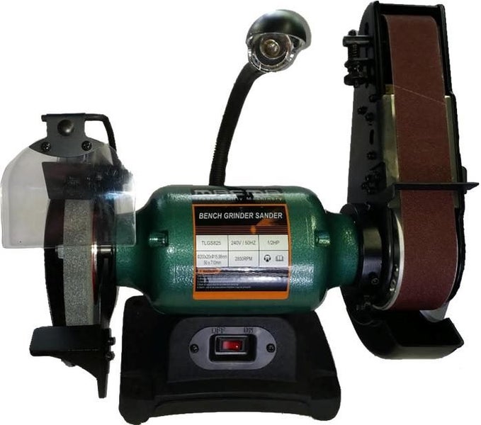 8 Grinder 1 2hp With Sanding Belt Work Light Trade Me