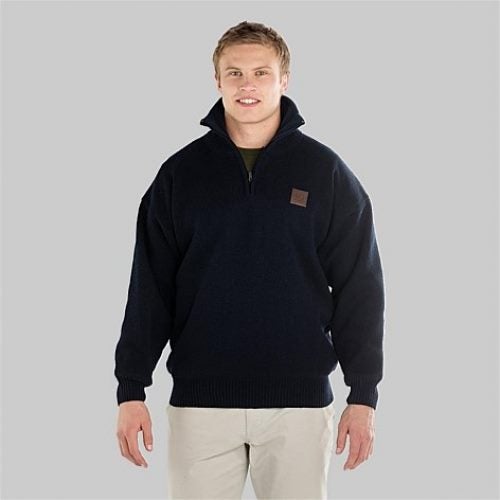 Swanndri Rhino Stormshield Windproof Lined Wool Jersey - Size S to 3XL Carousel 2