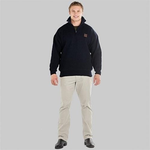 Swanndri Rhino Stormshield Windproof Lined Wool Jersey - Size S to 3XL Carousel 1