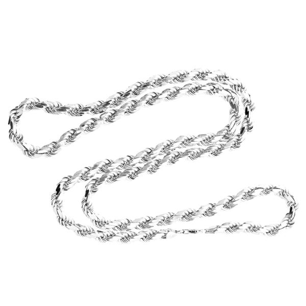 925 Sterling Silver Bling Chain - ROPE DC 8mm Carousel 4