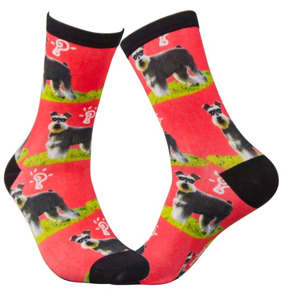 Clearance Sell - Digital printing socks for Schnauzer lovers Carousel 2