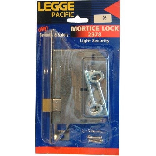 Lock Mortice Legge 2378/3" N.P. Lock Only Carousel 1