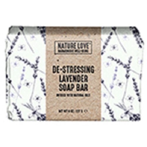 De-Stressing Lavender Soap Bar - Infused with Natural Oils Carousel 1