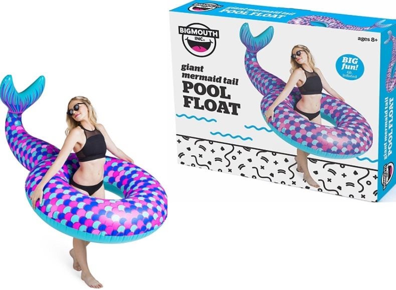 mermaid floating pool lounge