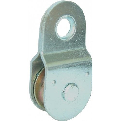 Pulley Block Steel Body Galv 65mm Fixed Eye Carousel 1