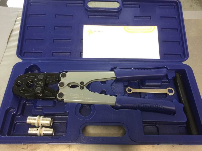 PEX Plumbing Crimping Tool 15 mm & 20 mm Carousel 2