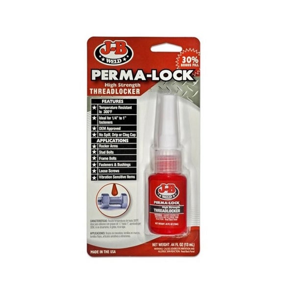 JB WELD Perma-Lock Red Threadlock (13Ml) Carousel 1