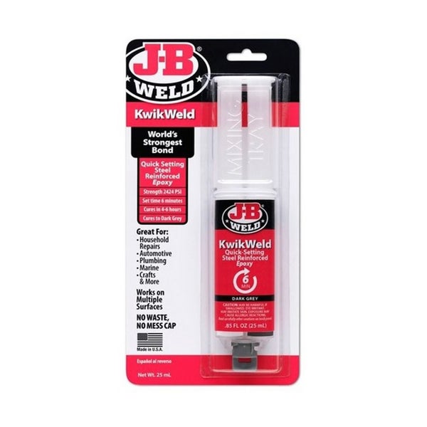 JB WELD Kwikweld Steel Epoxy Twin Tube 25Ml Carousel 1