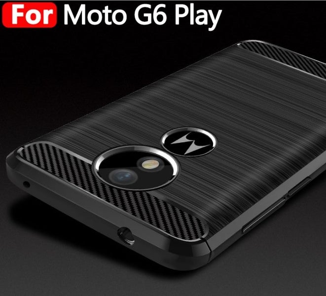 Moto G6 Play case impact proof rugged case with carbon fiber Carousel 2