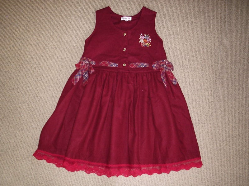 girls size 10 red dress