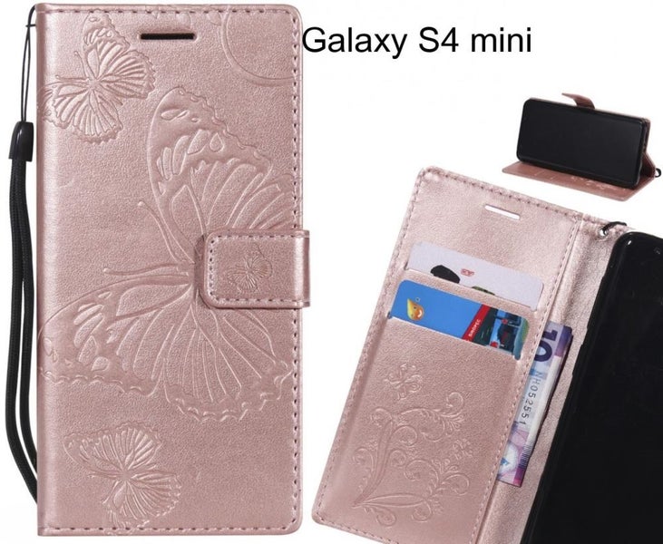 Galaxy S4 mini case Embossed Butterfly Wallet Leather Case Carousel 1