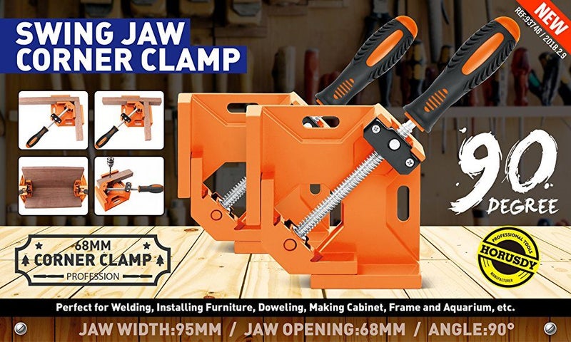 Clamps Corner Clamp Swing Jaw 90° Right Angle Carousel 10