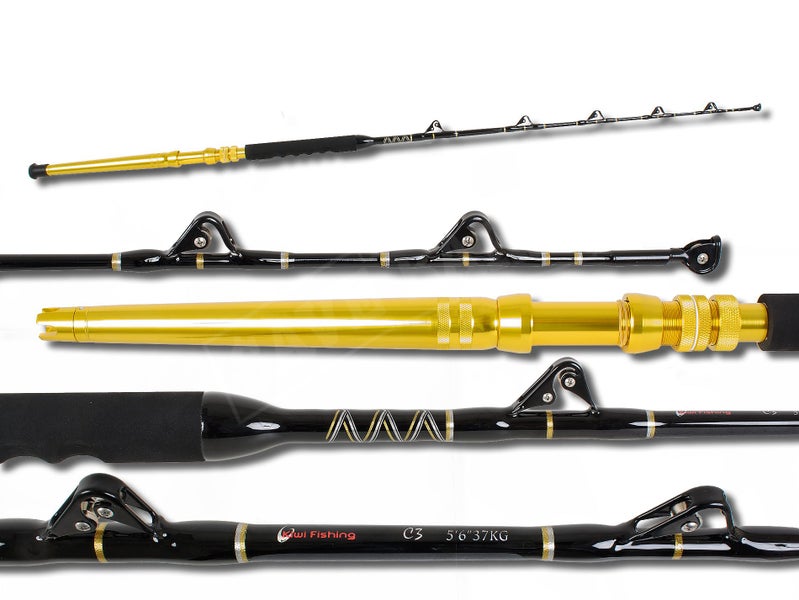 Game Fishing Rod 5'6" 37Kg with Roller Guides Carousel 2
