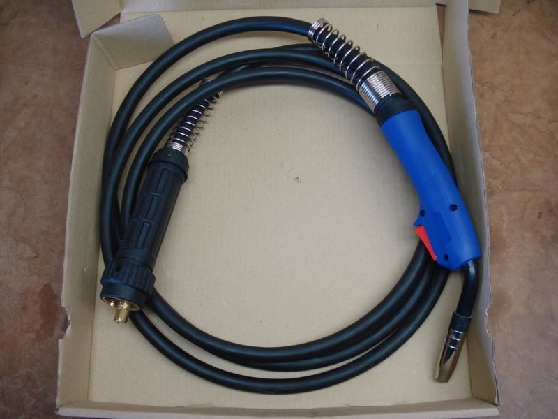 Mig Gun Torch Size 15 with Flexi-neck 4m : WeldingStuff toolshed regulator Carousel 6