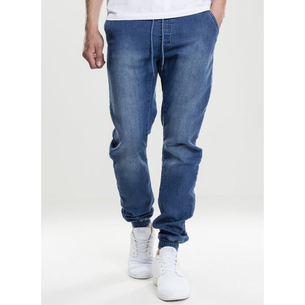 Urban Classics - Knitted Denim Jogpants blue Carousel 2