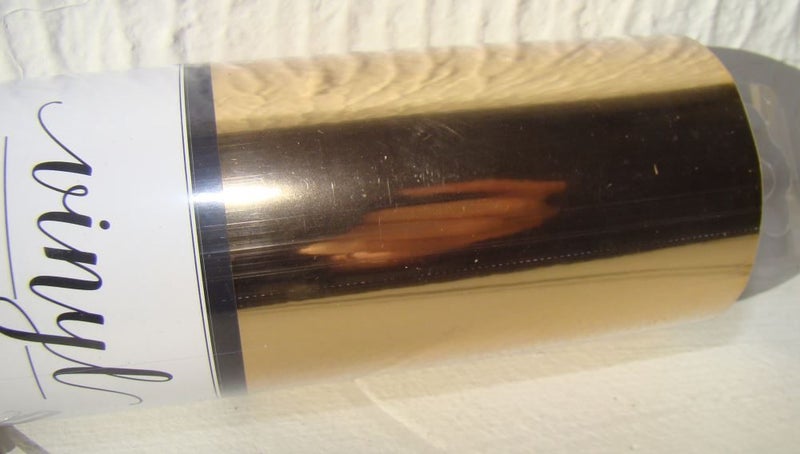 Adhesive Vinyl Rose Gold Foil Roll (30cmx1.2m) (12*48 inch) Single Sheet 347289 Carousel 1