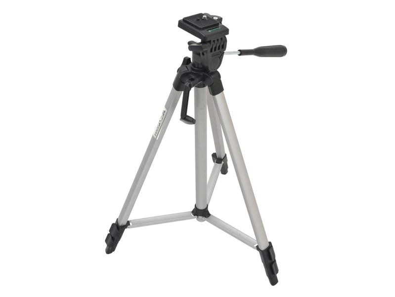 Camera Tripod Telescopic Legs 3-Way Tilt Head 1.3m Carousel 1