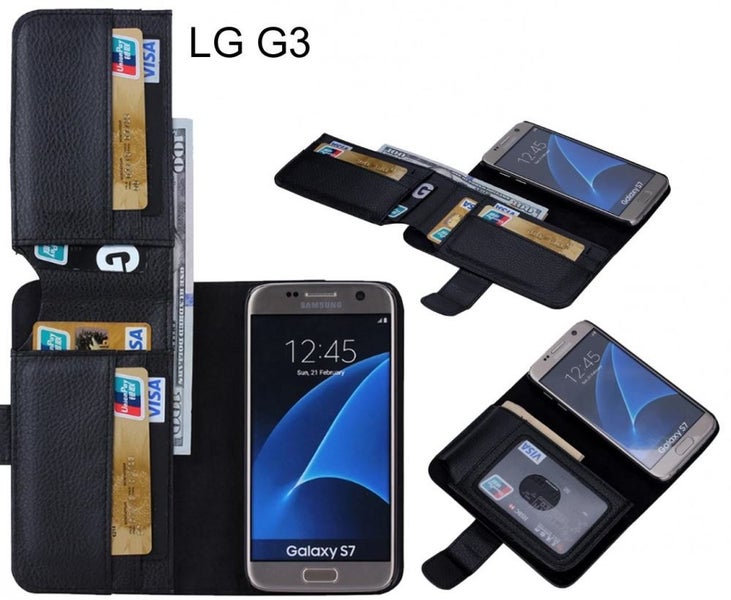 LG G3 case wallet case full cash pocket case Carousel 1