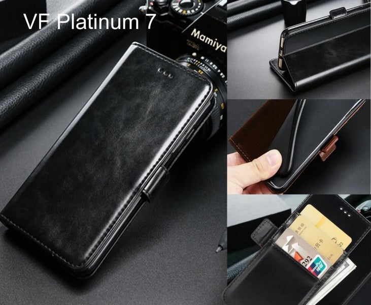 VF Platinum 7 case premium fine leather wallet case Carousel 1