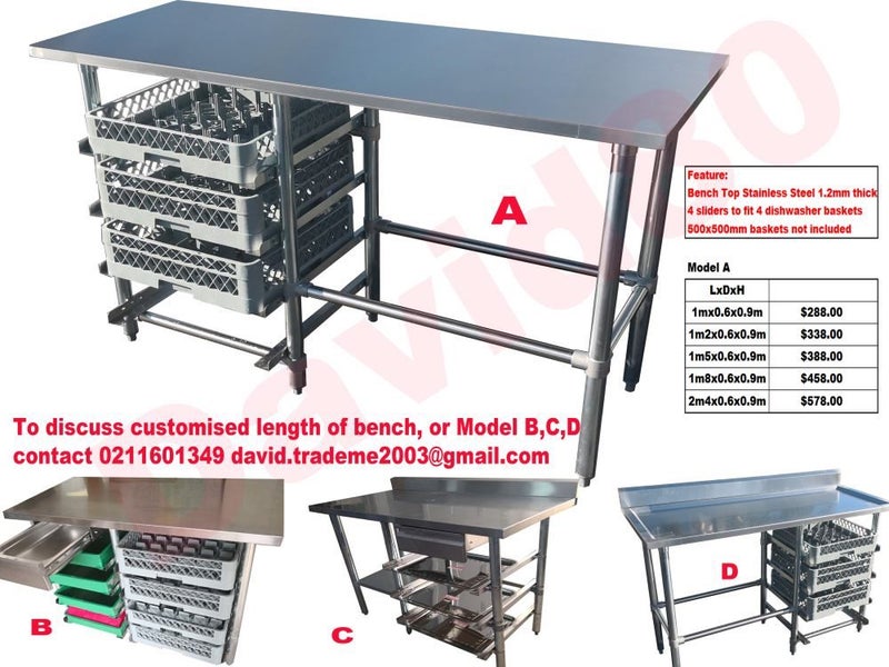 Under shelf fit to workbench 0.6x0.6x0.9m(H) Carousel 2
