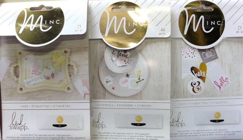 Heidi Swapp MINC Ephemera and Tags 3 Pce HS-370 Asstd5 Carousel 1