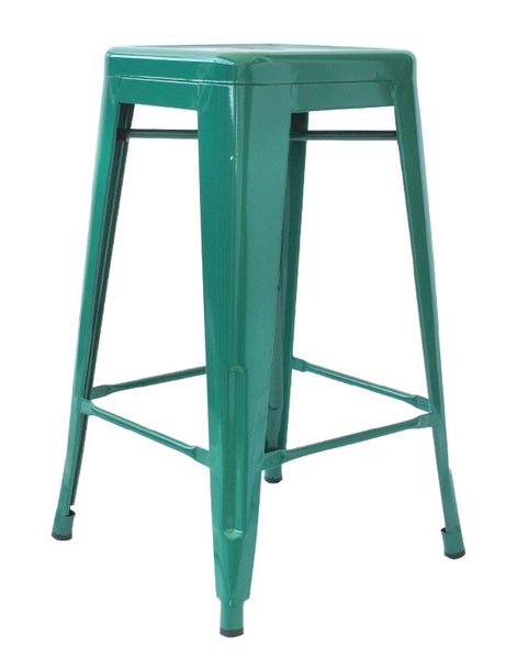 Amelie Barstool 66cm - Sea Green Carousel 1